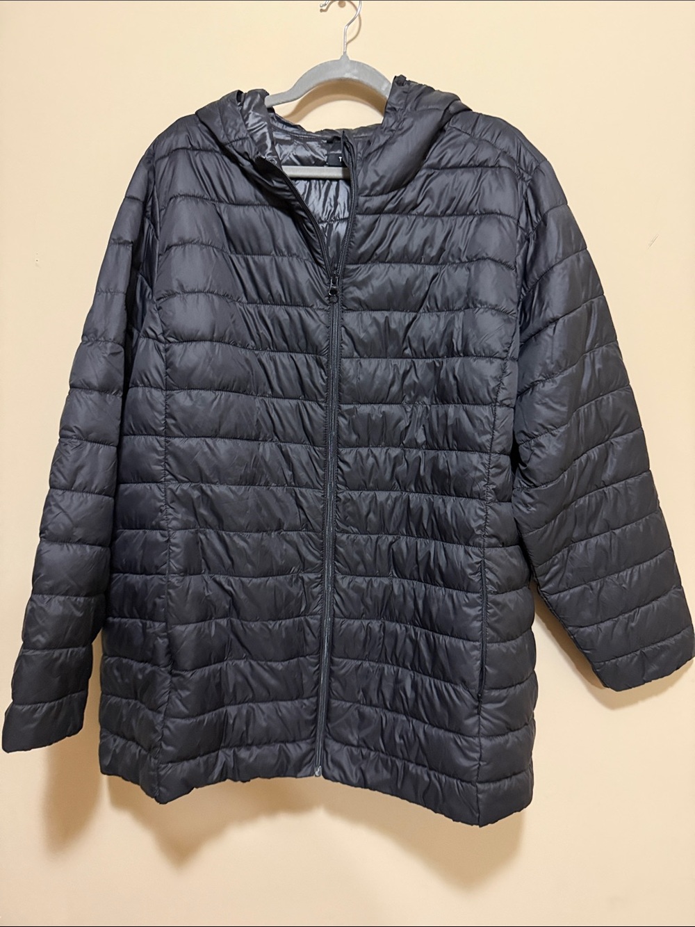 torrid Black Quilted Hooded Puffer Jacket